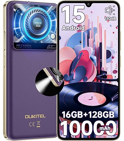 Amazon.com: OUKITEL Rugged Android 14 Phone, 64GB ROM + 128GB