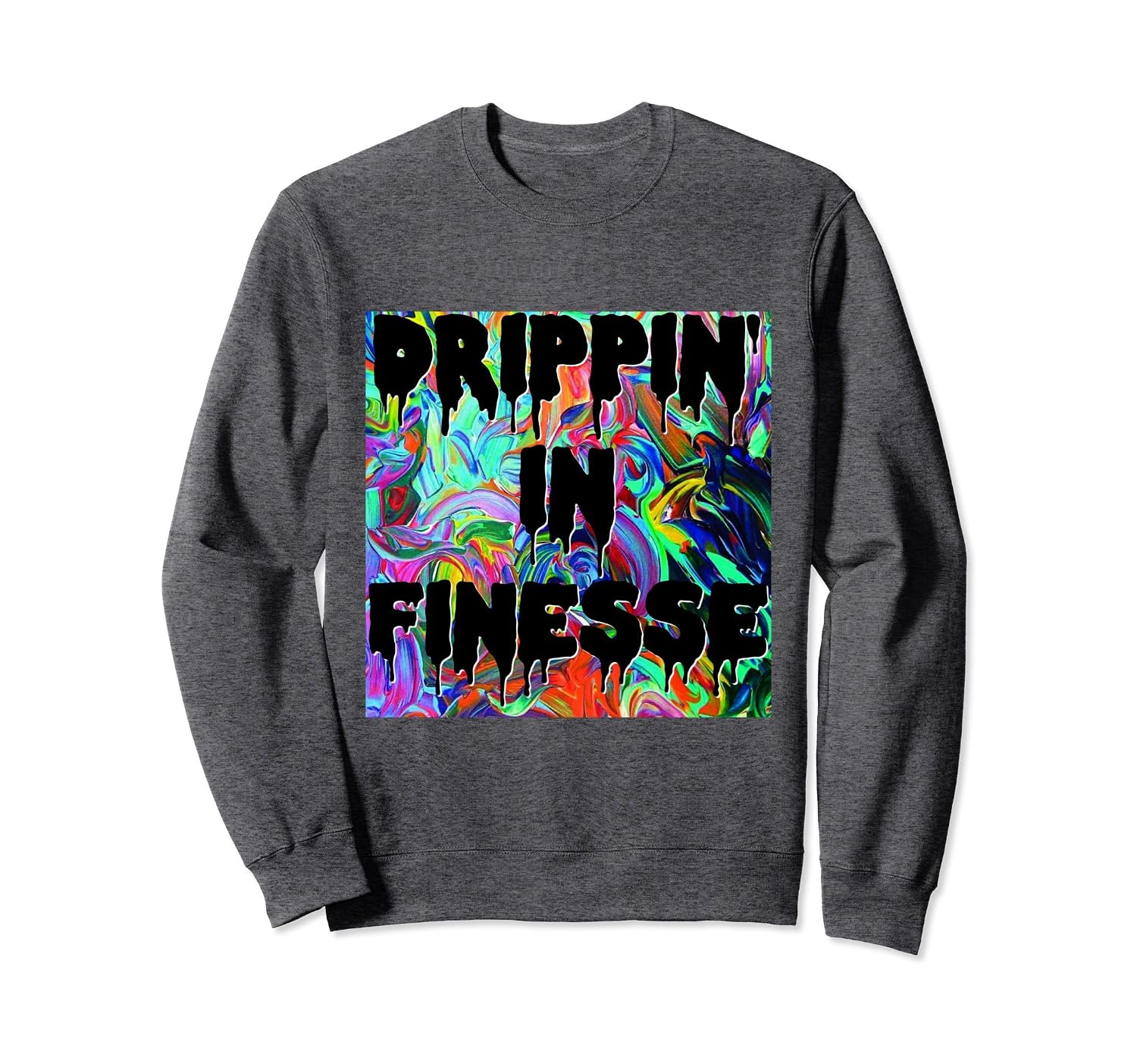 rainbow drip sweatshirt
