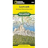 Sawtooth National Recreation Area Map (National Geographic Trails Illustrated Map, 870)