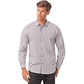 Chef Works Men's Modern Gingham Long Sleeve Dress Shirt