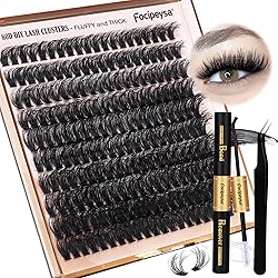 Focipeysa Eyelash Extension Kit, 200pcs 80D Mink
