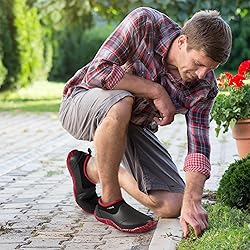 HISEA Unisex Waterproof Garden Shoes, Men's Ankle