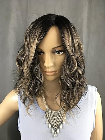 Amazon Com Cheap Mixed Color Dark Root Bob Hairstyle Loose Curly