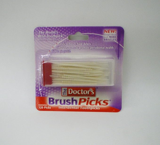 The Doctor's BrushPicks Interdental Teeth & Gum Toothpicks (360 Total