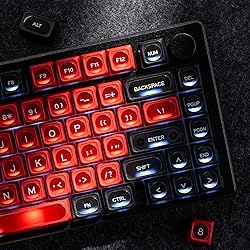 Cat Eye PBT Keycaps,XVX New MAX Profile Translucent