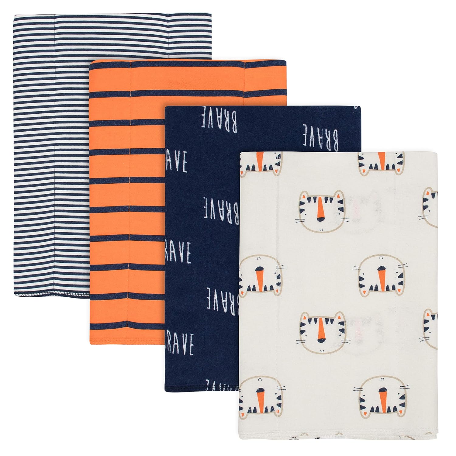 gerber baby flannel burp cloths