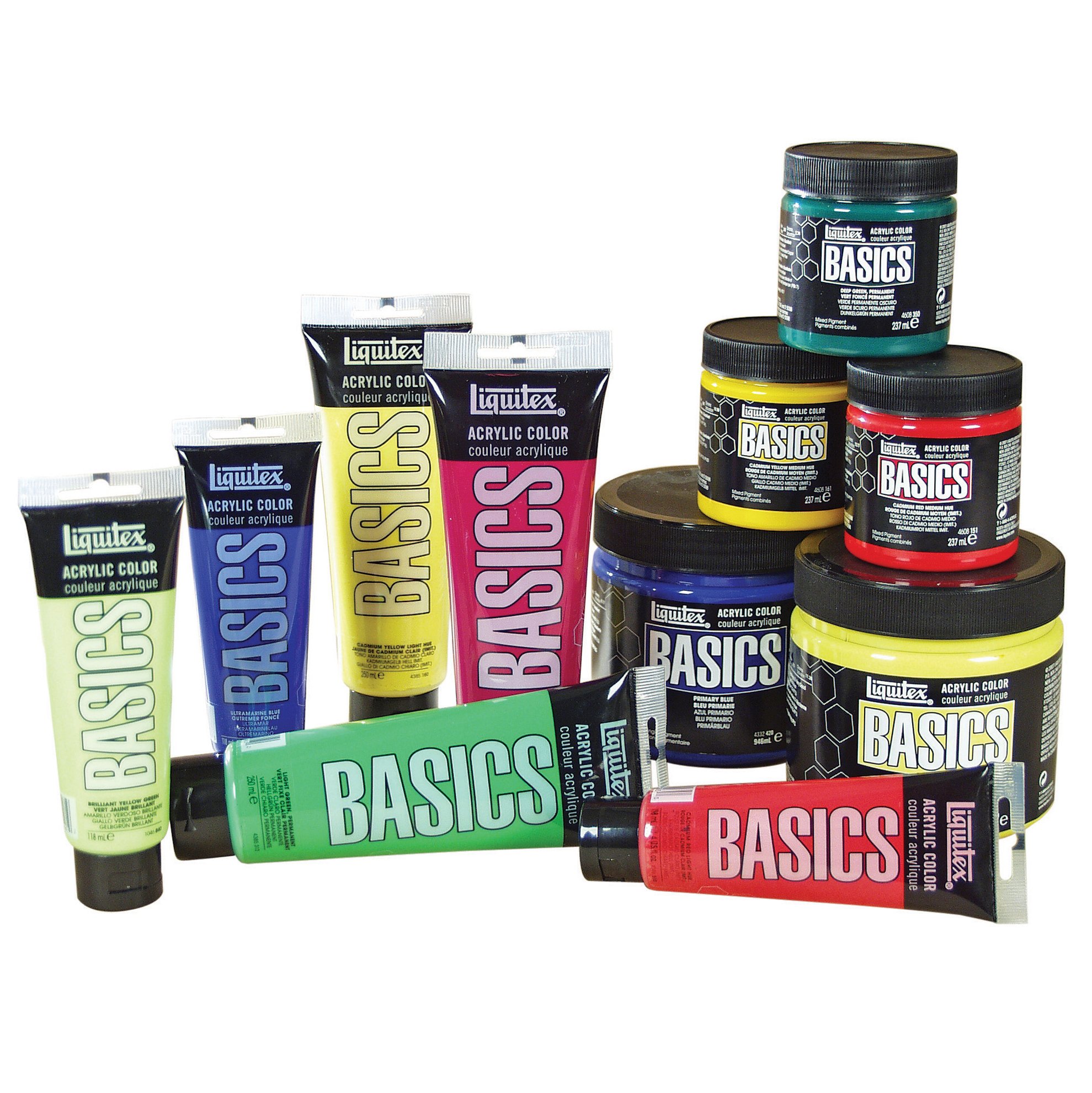 Liquitex BASICS Acrylic Paint Tube 48Piece Set eBay