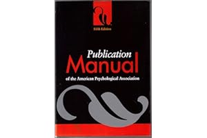 Publication Manual of the American Psychological Association