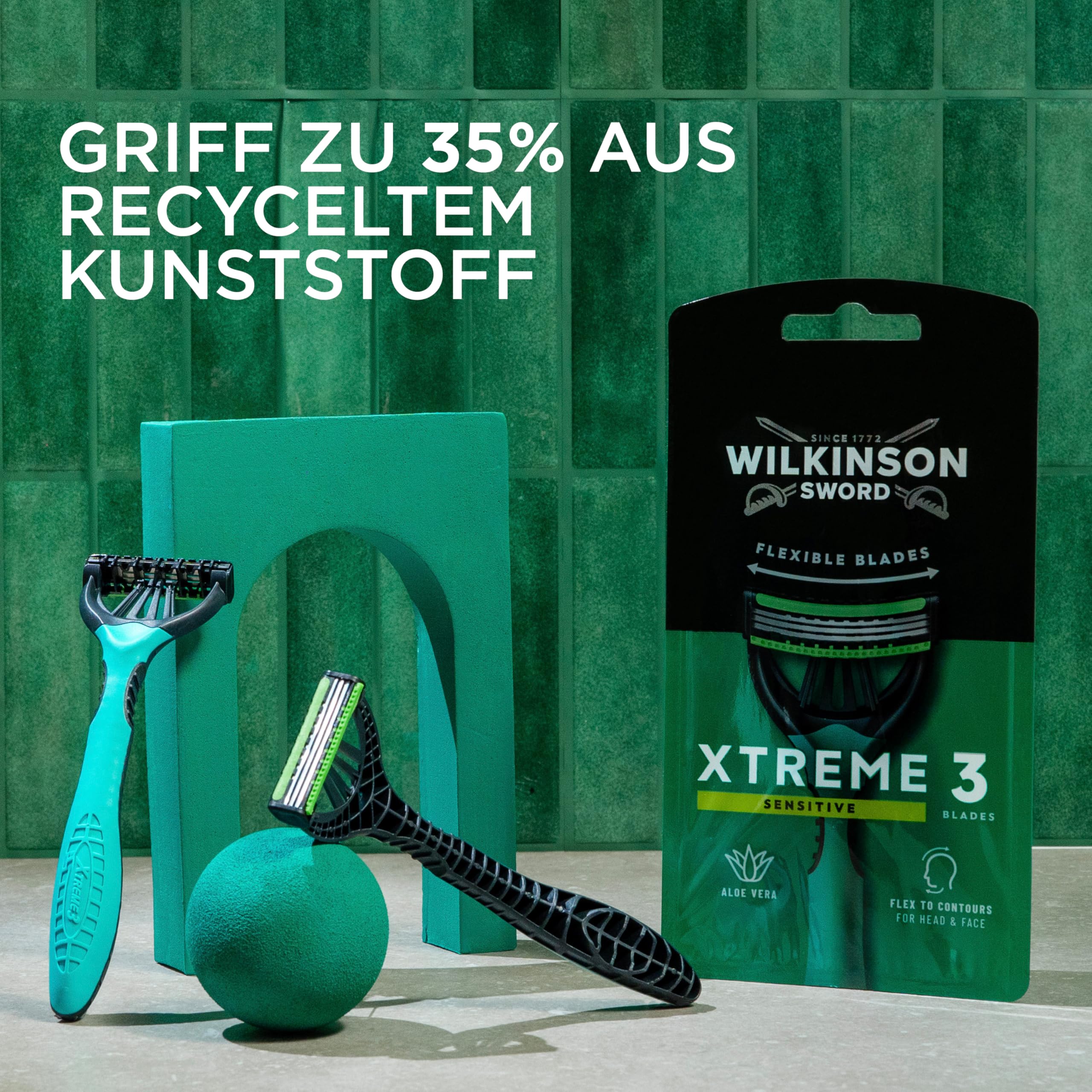 Wilkinson Sword Xtreme 3 Sensitive Einwegrasierer für Männer 16+8 7