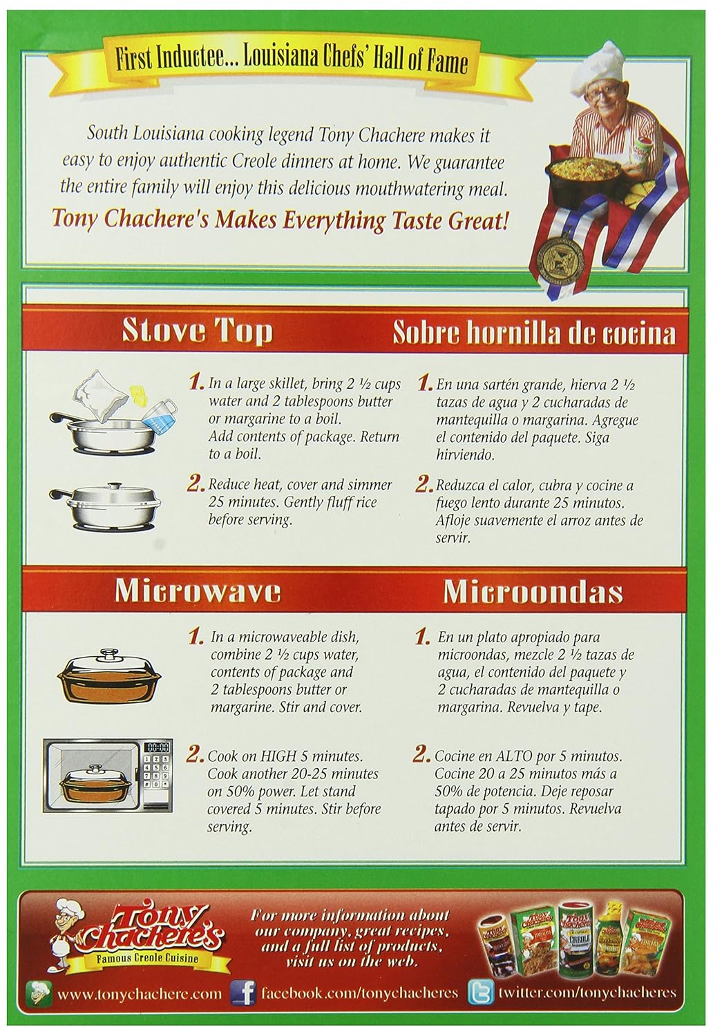 Amazon.com : Tony Chacheres Rice Mix Roasted Chicken, 7 ...