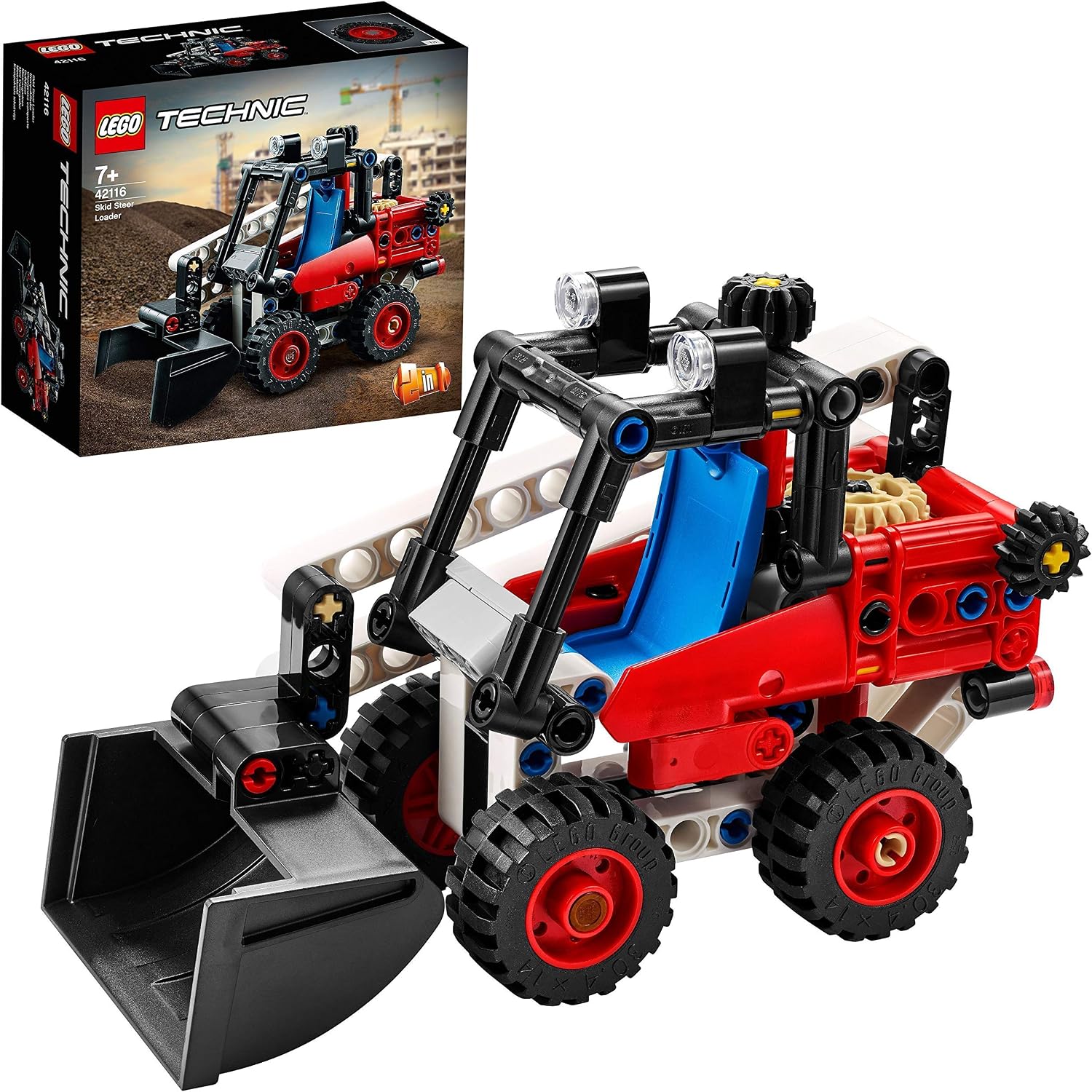 LEGO 42116 Technic Skid Steer Loader, Assorted Colors