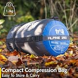 Trail Outdoor Leisure Trail Envelope Sleeping Bag Snug Hood 3 Season Adult view 6