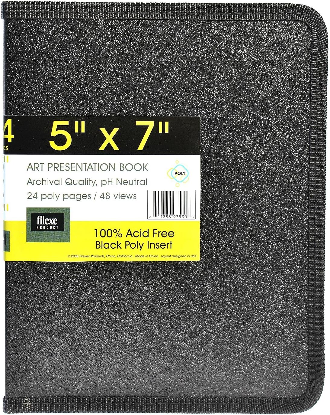 Filexec Art Presentation Book 5 in. x 7 in. [PACK OF 4 ]