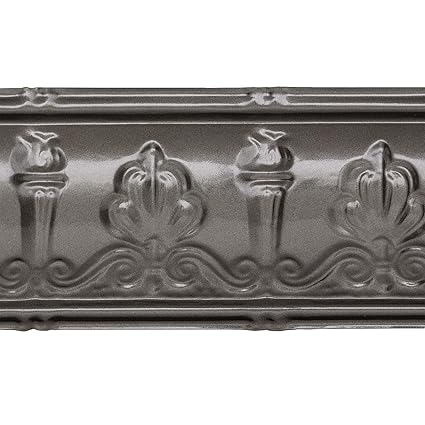 Amazon Com Great Lakes Tin Superior Argento 48in Crown Molding