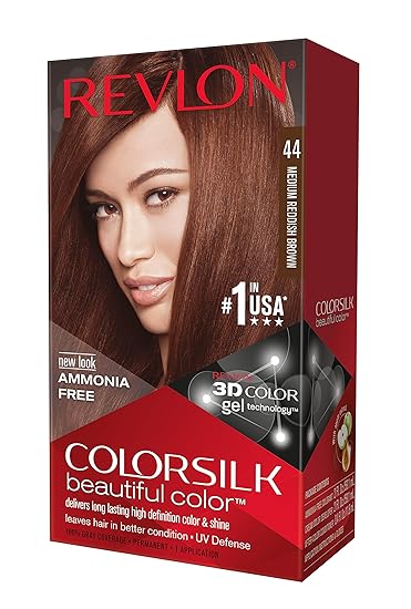Amazon Com Revlon Colorsilk Haircolor Medium Reddish Brown