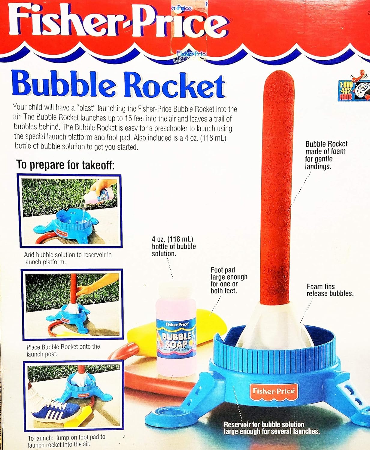 fisher price blue rocket