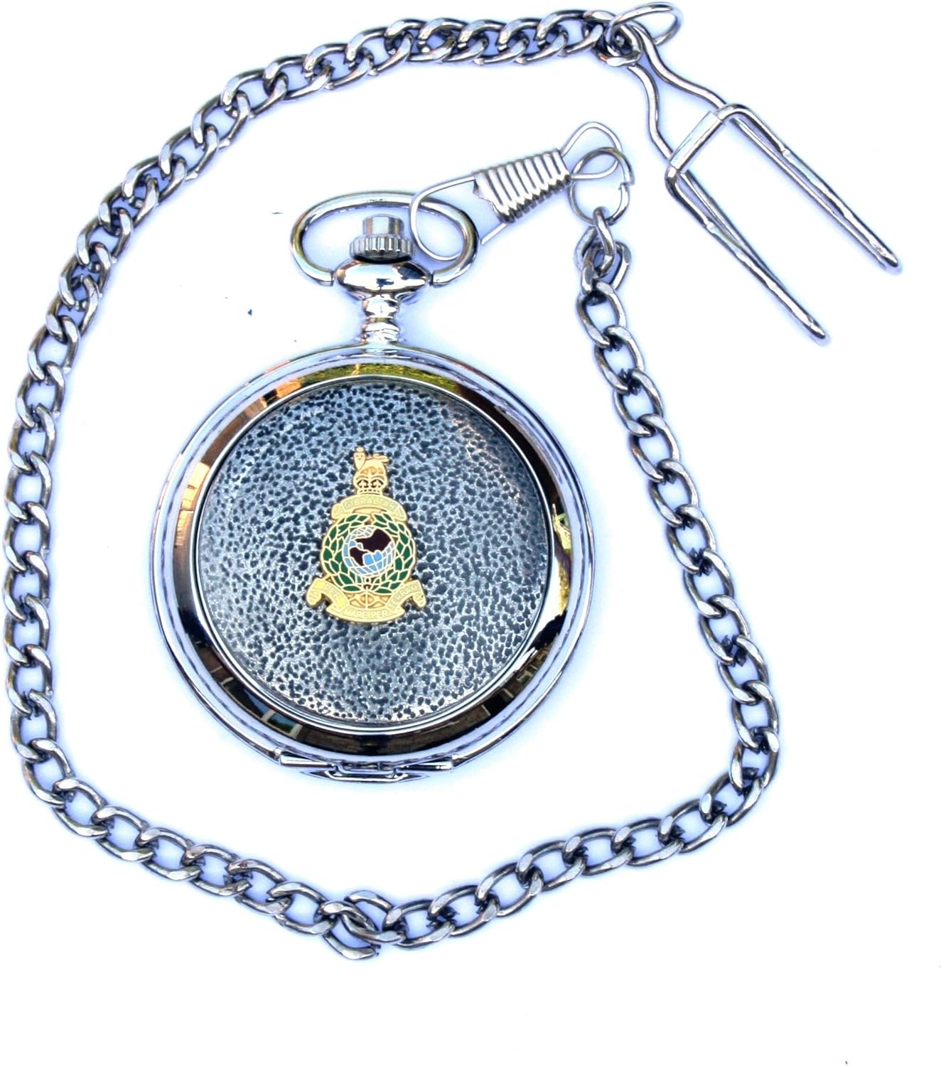 Royal Marines Pocket Watch Quartz Movement with Free Engraving ME56