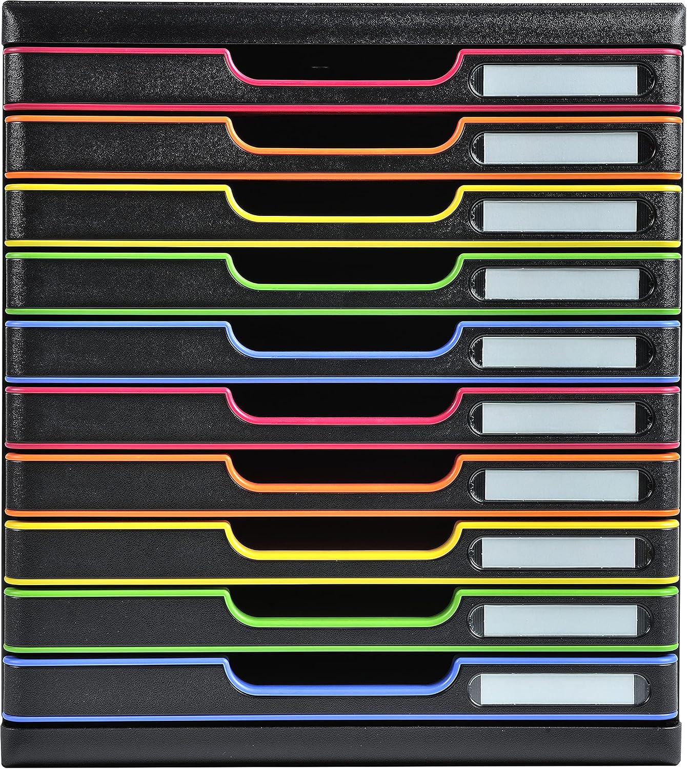 Exacompta, Ref 302914D, Iderama Collection, Modulo A4, 350 x 288 x 320mm in Size, 10 Closed Drawers (26mm Height)