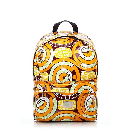 orange waterproof backpack