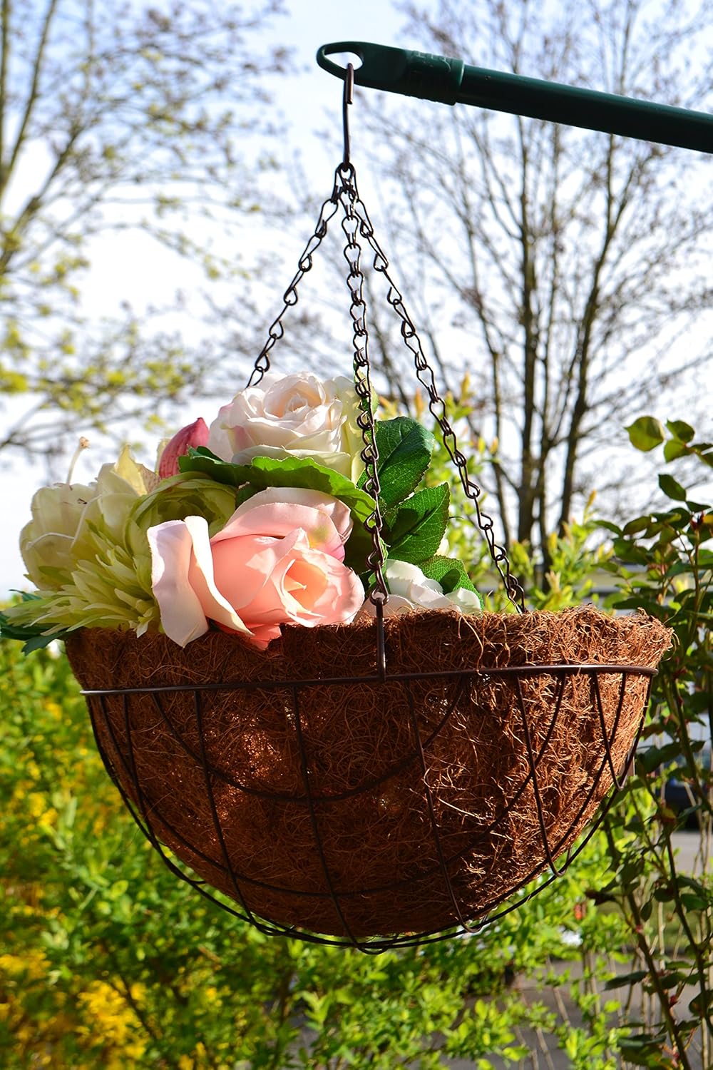 blumenampel outdoor metall