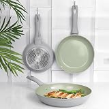Salter Earth Frying Pan & Stir Fry Set 4-Piece Ceramic Non-Stick PFAS-Free view 5
