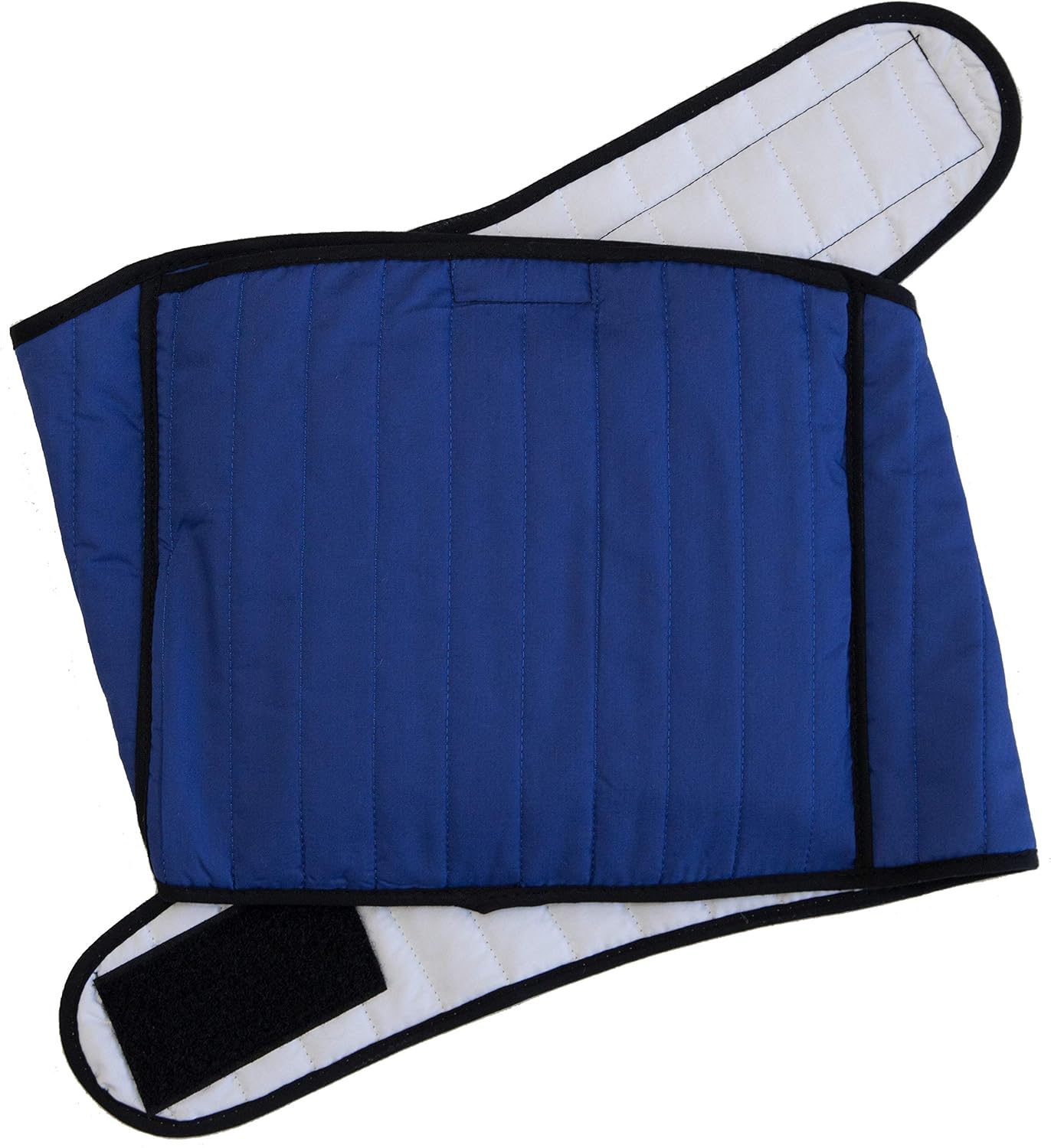 Hottles Soothing Microwavable Heating Pad & Heat Wrap for Lower Back, Shoulder & Neck Pain Relief - Comfortable and Stylish Quilted Cotton - Blue