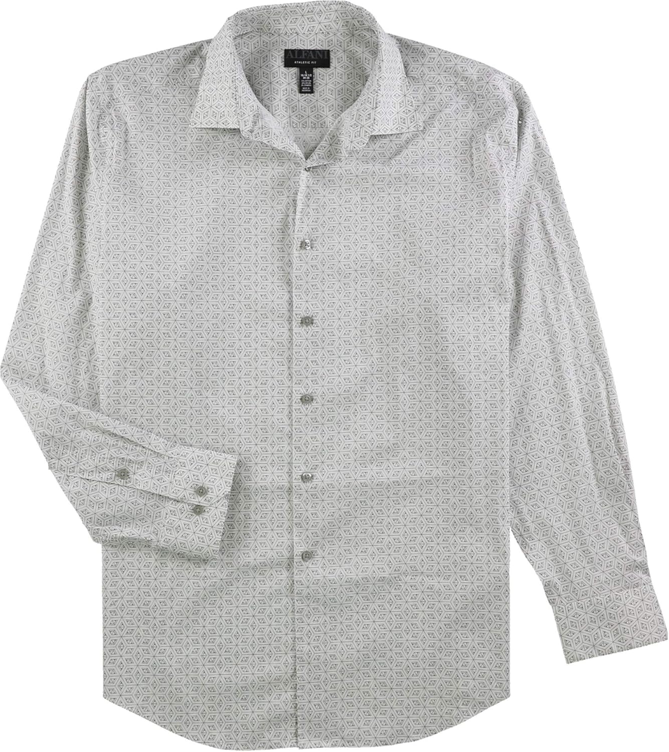 athletic fit white dress shirt