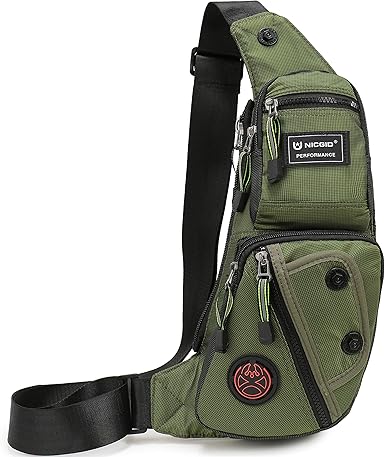 DONGKER Sling Chest Bag - Waterdichte Schoudertas - Uniseks Outdoor
