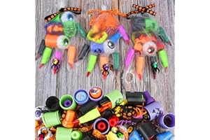 PURPERCAT Halloween Party Favors Gloves Stuffed Toys Bulk for Halloween Treats Non Candy Goodie Bag Stuffers Halloween Gifts for School Classroom Kids Toddlers Boys Girls Prizes Party Supplies