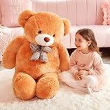 IKASA Giant Teddy Bear 120cm Soft Plush Brown Toy view 3
