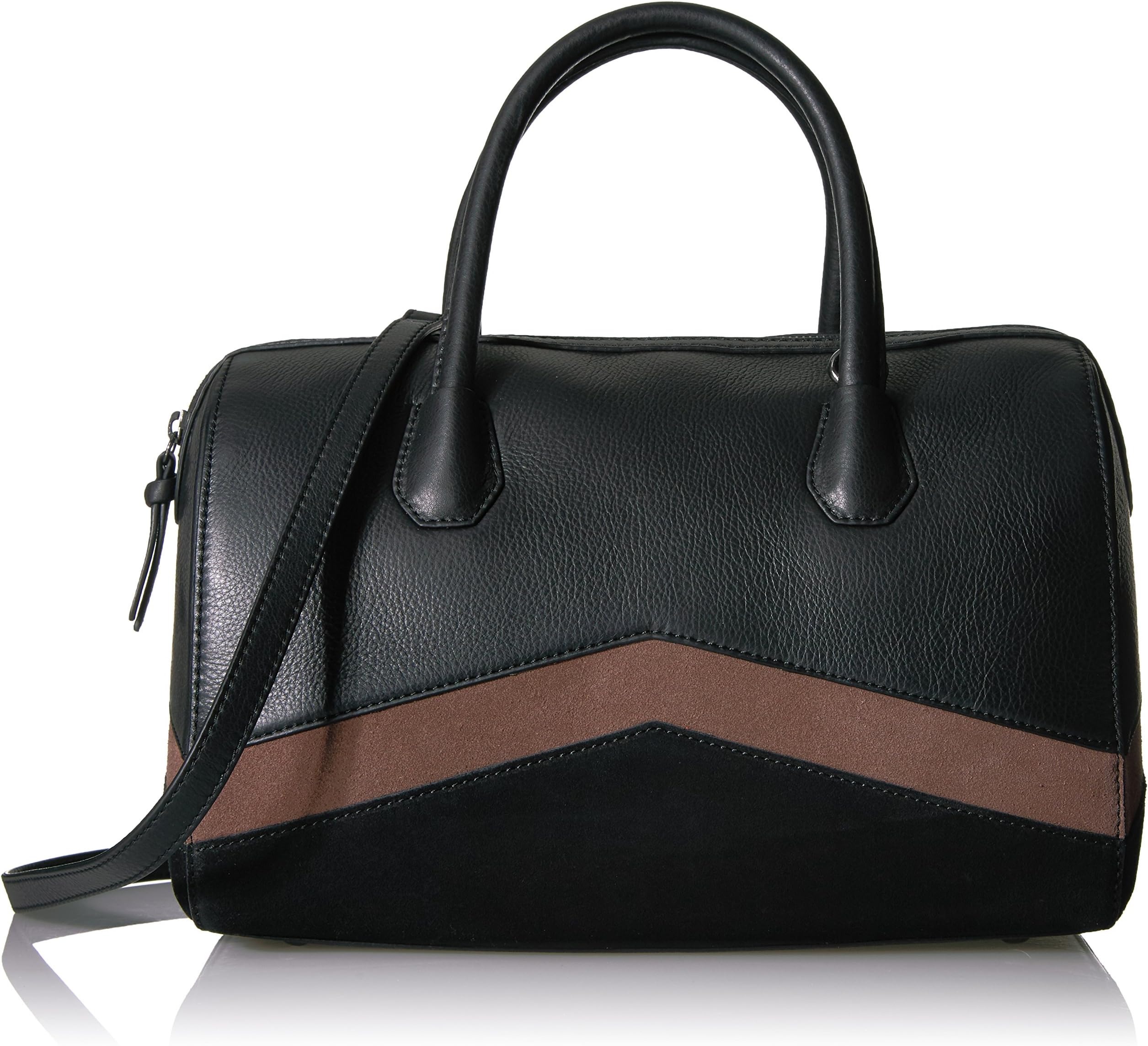 Amazon Brand - The Fix Bailee Color Block Top Handle Satchel Bag
