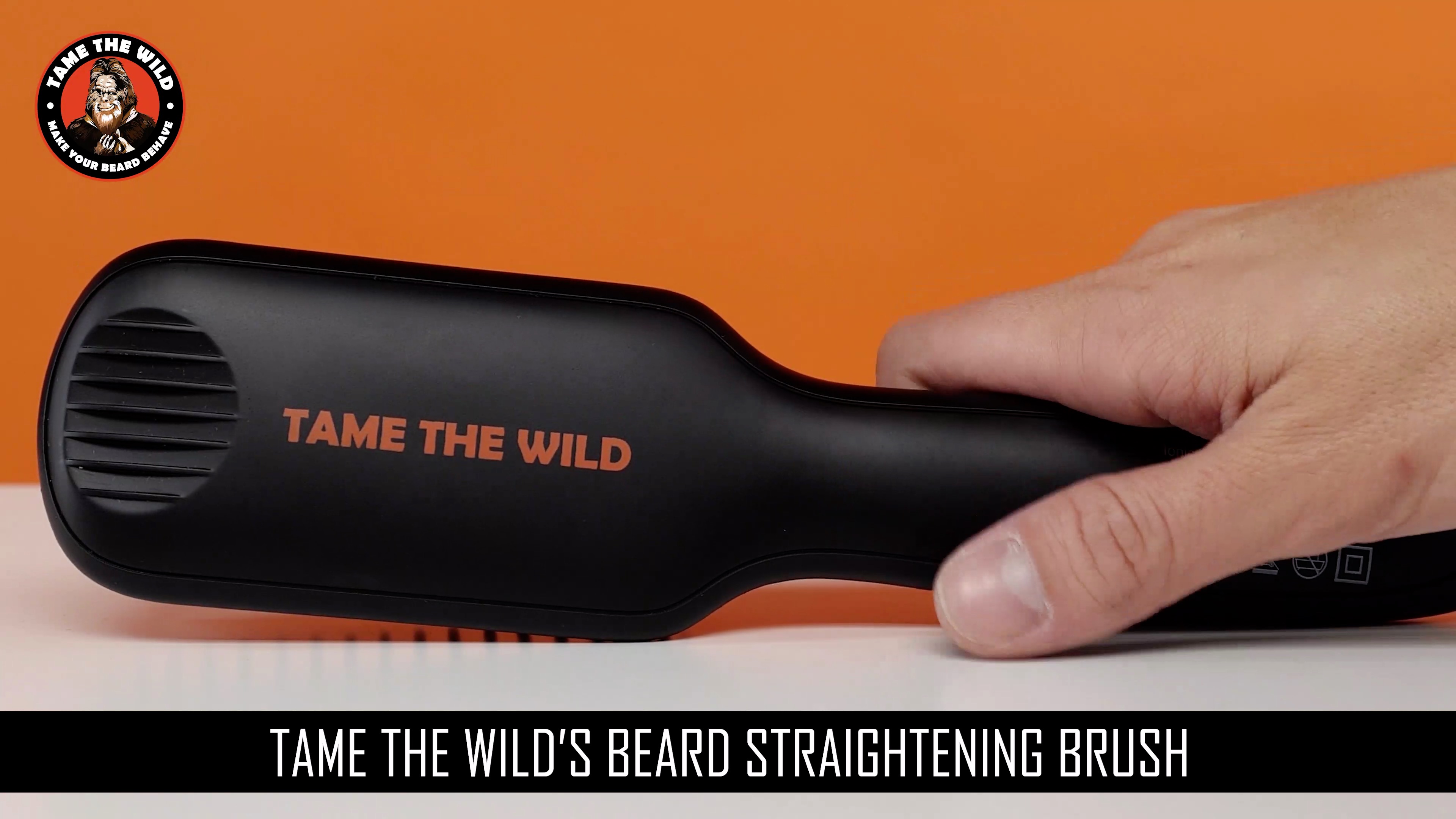 Tame The Wild Pro Beard Straightener for Men Premium Heated Beard