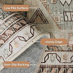 GENIMO 3x5 Area Rugs for Living Room, Machine