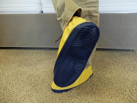 Überziehschuhe, Überschuhe, mehrweg, stabil, rutschfest, Gummisohle 1 Paar (L)