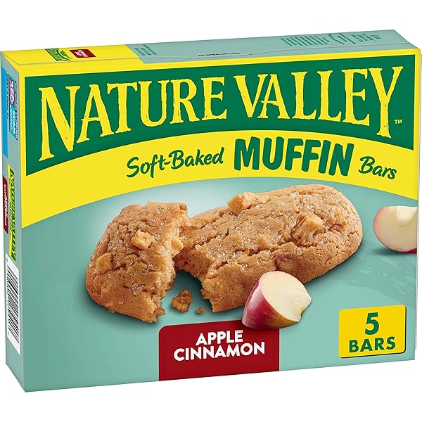 NATURE VALLEY SOFT-BAKED MUFFIN BARS, APPLE CINNAMON, SNACK...