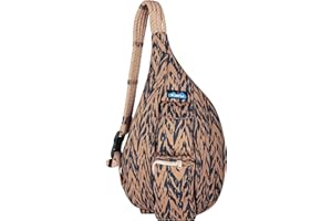 KAVU Original Rope Bag Sling Pack with Adjustable Rope Shoulder Strap - Chevron Shore