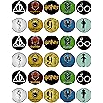 30 x Edible Cupcake Toppers – Wizarding World Inspired Collection of Edible Cake Decorations | Uncut Edible on Wafer Sheet