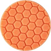 Chemical Guys BUFX_102_HEX5 Hex-Logic Medium-Heavy Cutting Pad, Orange, 5.5" Pad Made for 5" Backing Plates, 1 Pad Included
