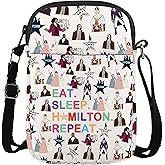 WCGXKO Musical Lover Gift Character Zipper Pouch Makeup Bag (EAT SLEEP HA CR)