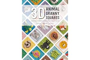3D Animal Granny Squares: Over 30 Creature Crochet Patterns for Pop-up Granny Squares