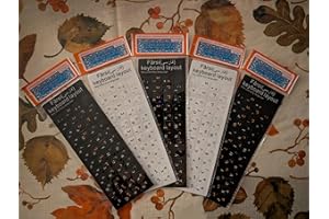 5-Piece Persian (Farsi) Keyboard Stickers Set – Compatible with Laptops and Standalone Computer Keyboards (3 Black Background