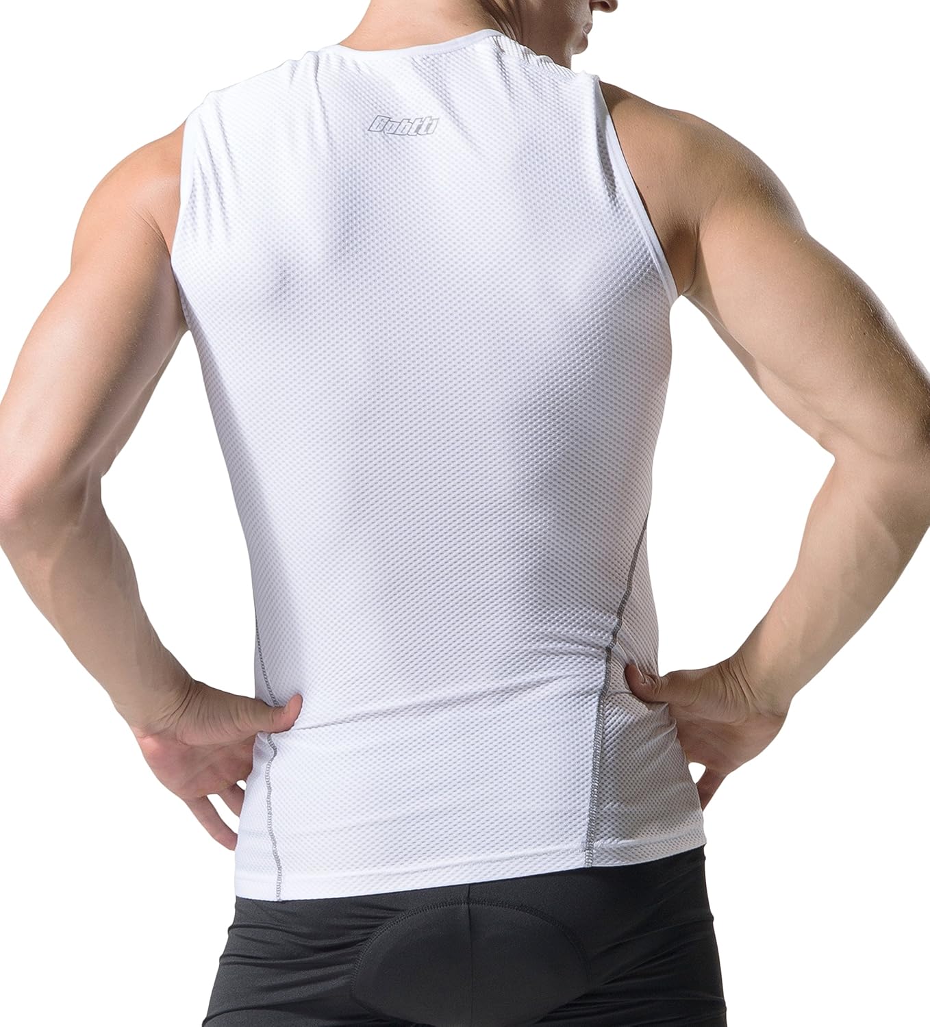 bpbtti Men's Sleeveless Cycling Baselayer Biking Undershirt, Tank top for Men, Athletic Sleeveless Shirt, Gym Shirt : Clothing