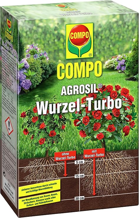 6 x 700 g Compo agrosil raíz de Turbo Hierro Fertilizante soluble ...