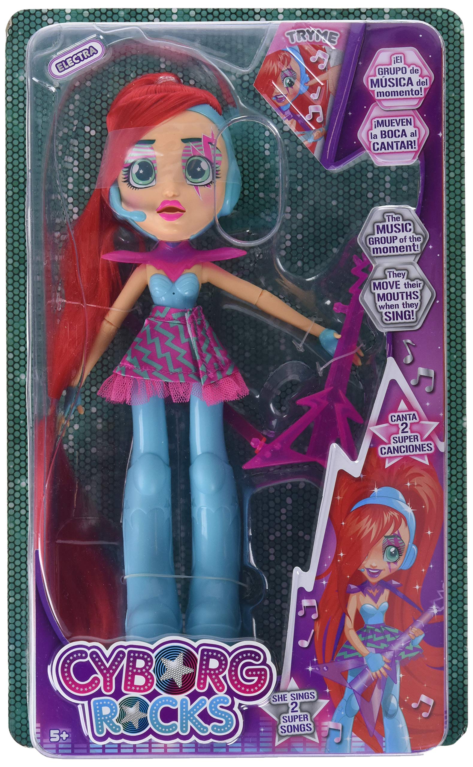 IMC Toys Cyborg Rocks Electra 28 cm Doll, Multicoloured (96875)