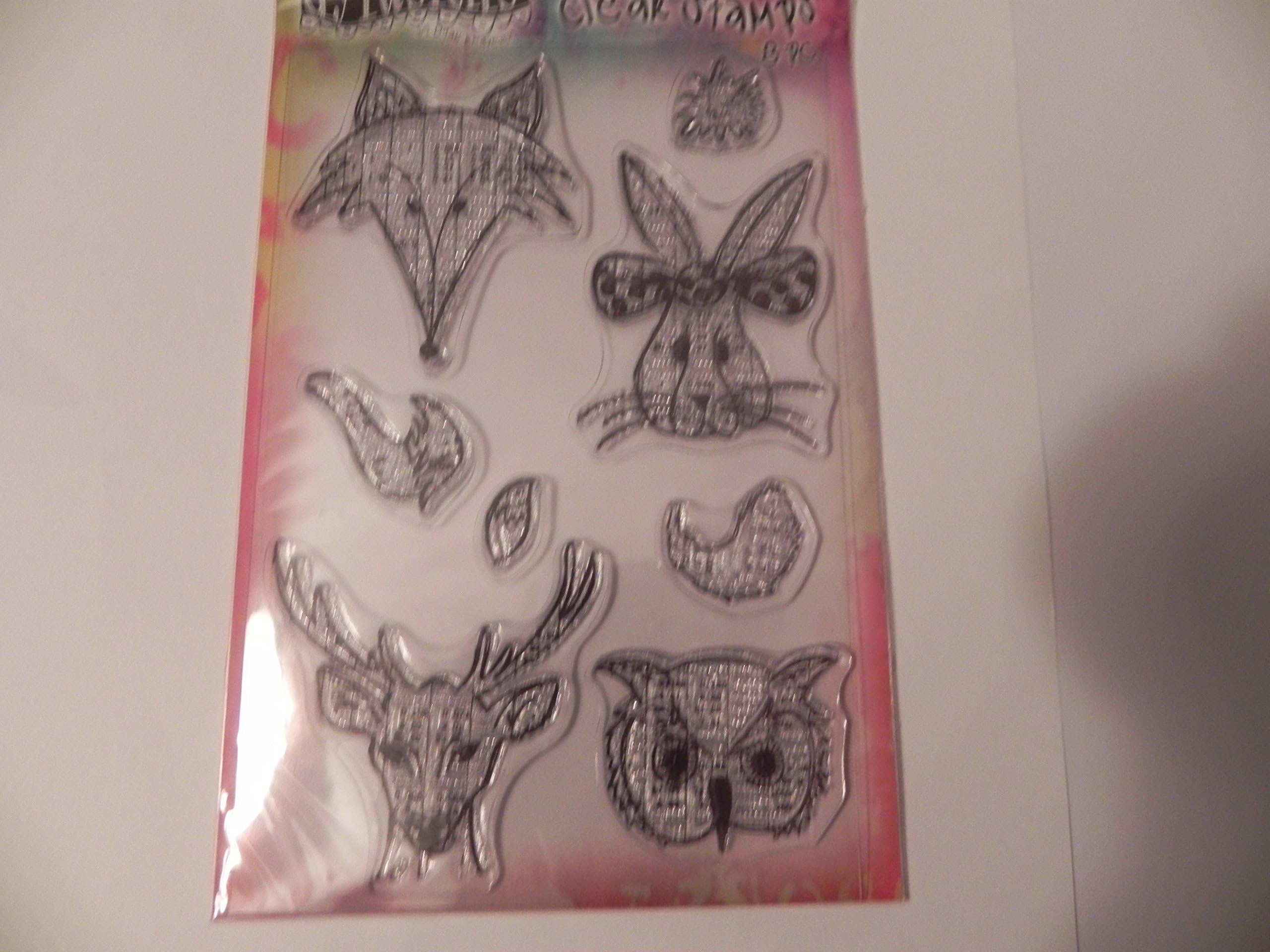 Dylusions Clear Stamps, Heads n Tails