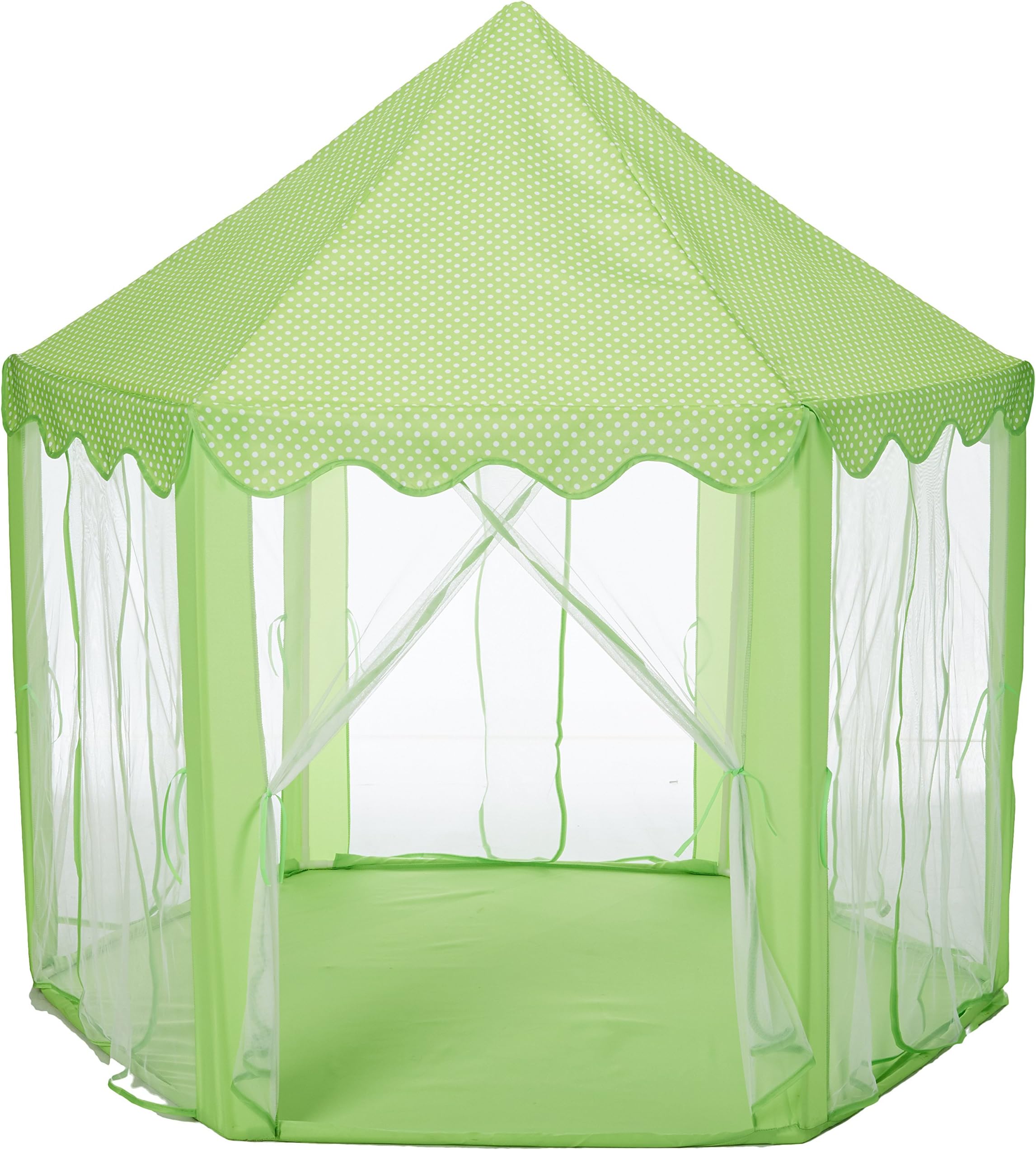 Prince and Princess Castle Play Tent for Indoor and Outdoor use - Green