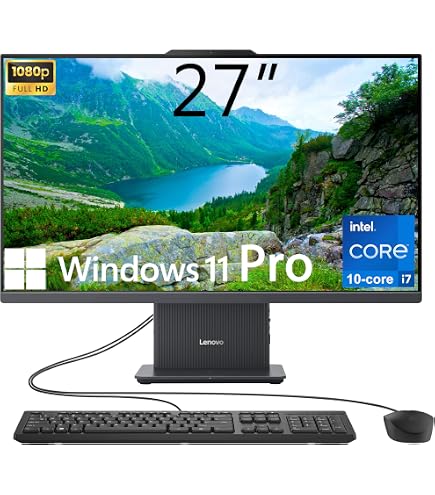Amazon.com: Lenovo ThinkCentre All-in-One Desktop Computer, 24