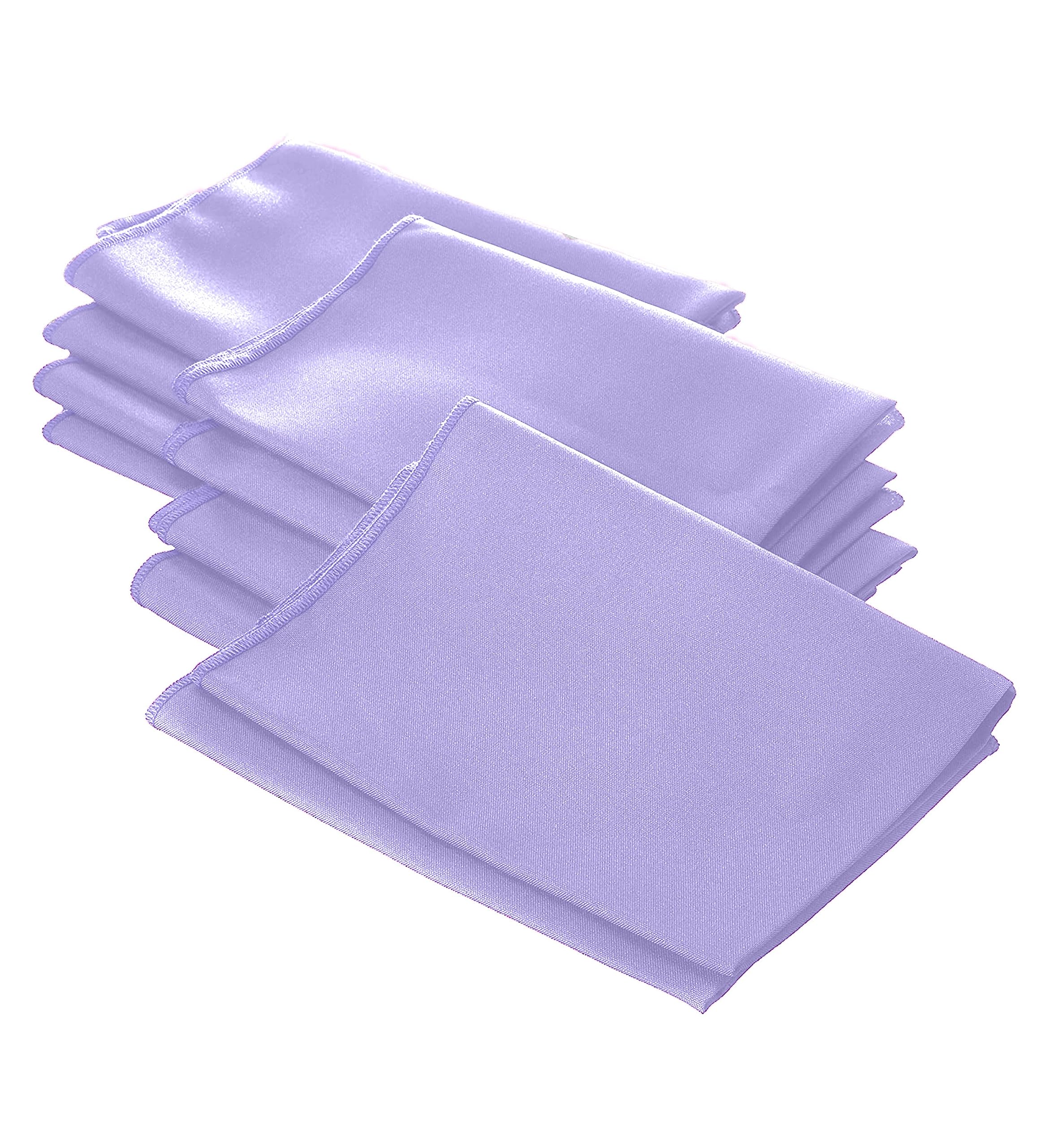 LA Linen 10-Pack Poly Poplin Napkin, Soft Cloth