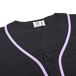 Pullonsy Men's Women's Baseball Jersey for Unisex