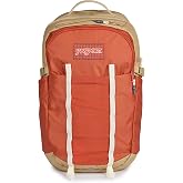 JanSport 34L All Around Pack - Travel Backpack, Dune Red | 15-Inch Laptop Sleeve, Versatile Rucksack w/Hydration Sleeve, Reflective Accents &amp; Safety Whistle